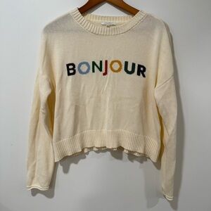 Z Supply Cream Knit Sweater